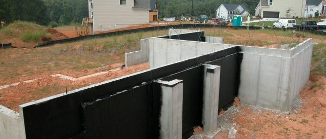 poured concrete foundation